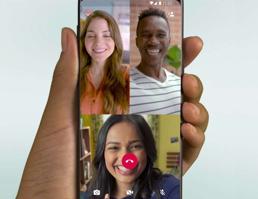 Las videollamadas en grupo llegan a WhatsApp para iOS y Android